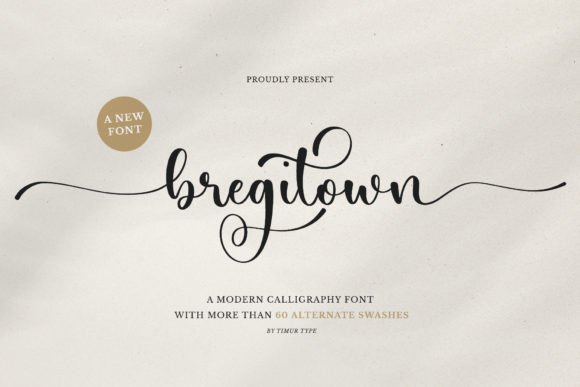 Bregitwon: The Script Font That Elevates Modern Elegance