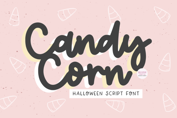 Candy Corn: The Spooky Script Font for Your Halloween Designs