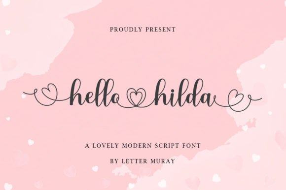 Hello Hilda: Elevate Your Brand with Exquisite Script Typography