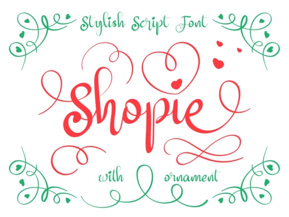 Shopie: A Delicate Script for Balanced Design