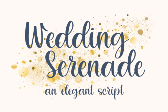 Wedding Serenade: A Font for Elegant Design